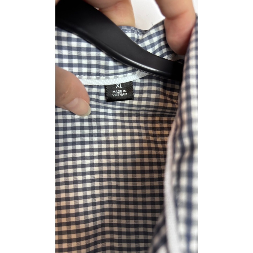 Travis Mathew Men's XL Short Sleeve Button Down Gingham Check Shirt‎ - Picture 4 of 5